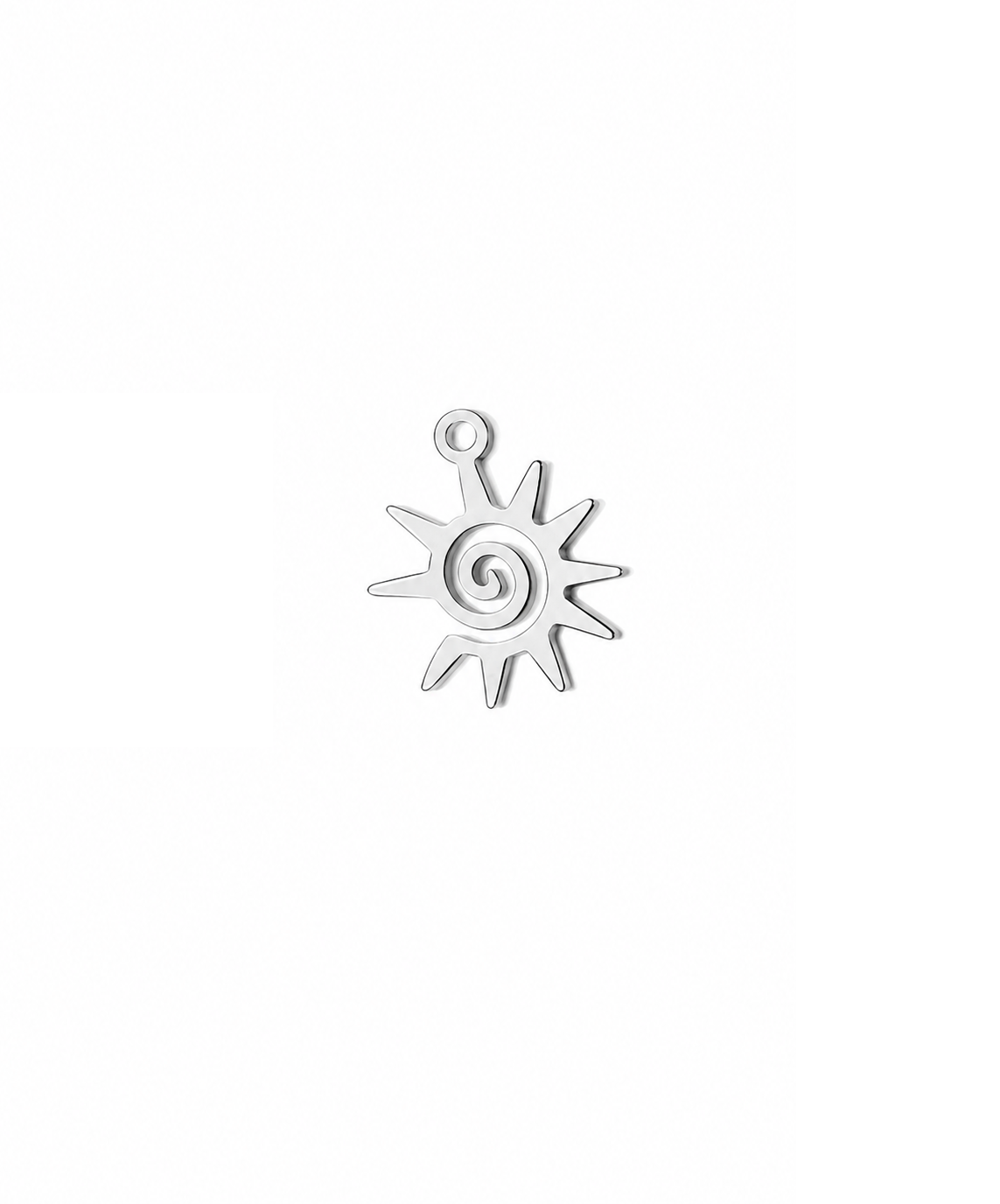 Spiral Sun Charm