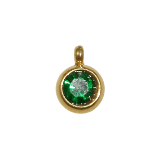 Dije de piedra verde