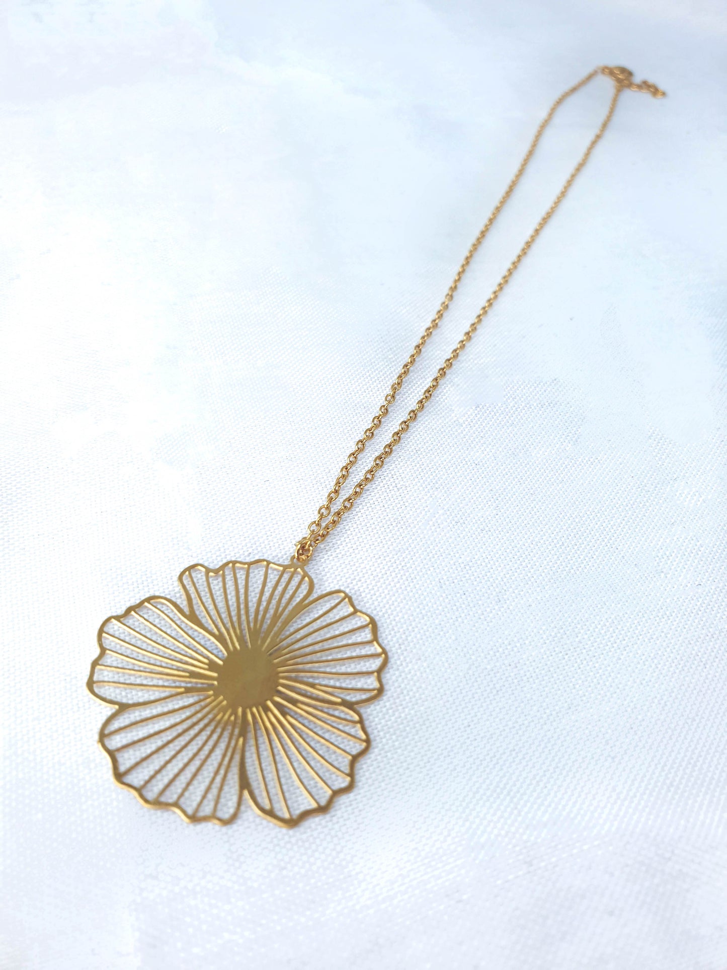 Daisy Stainless Steel Necklace