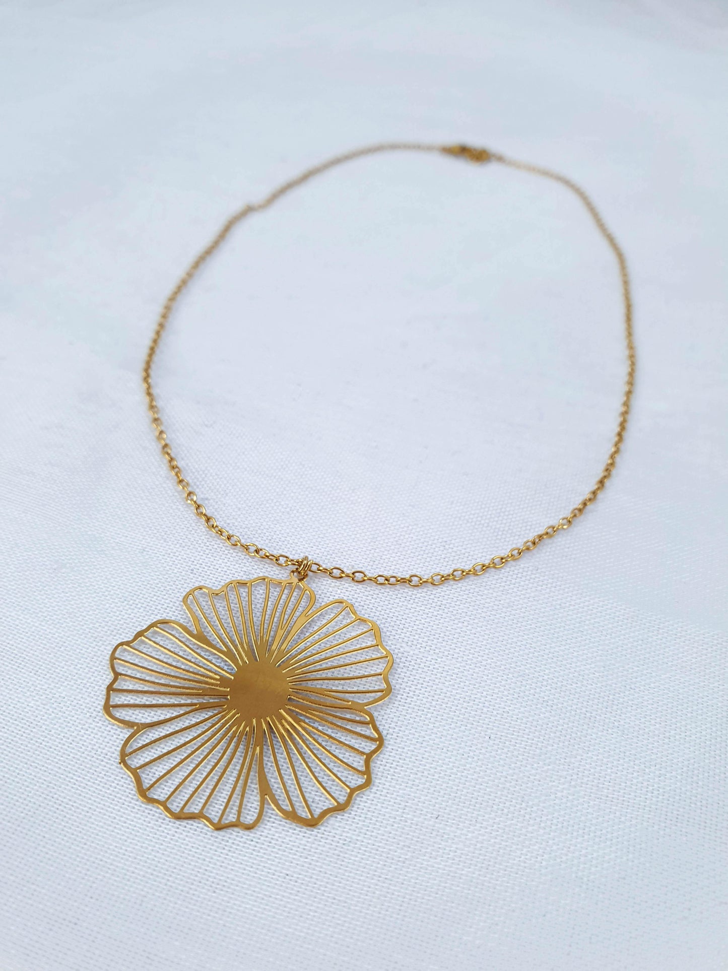 Daisy Stainless Steel Necklace