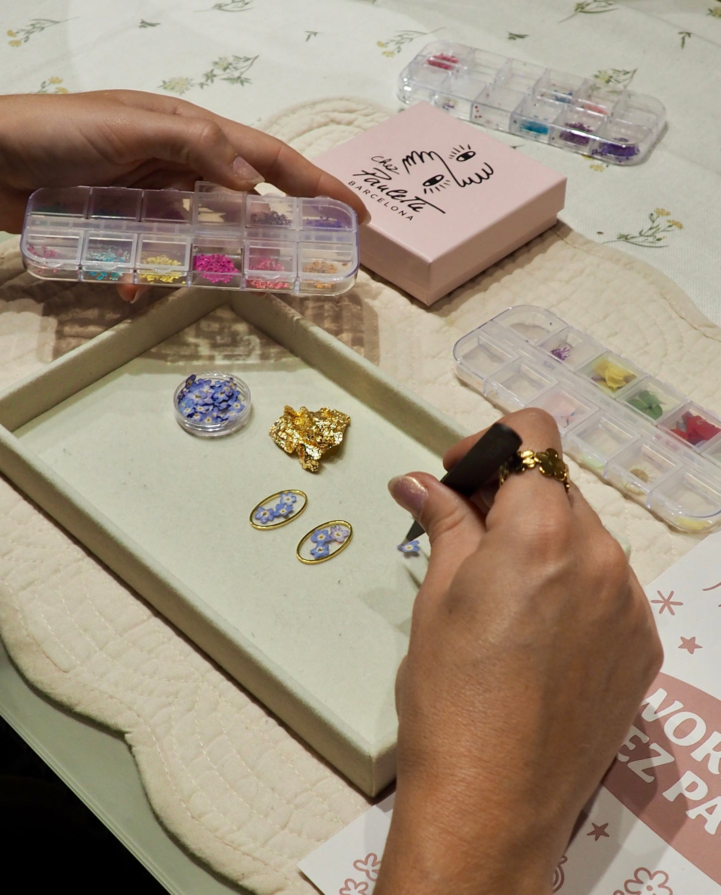 Atelier de résines botaniques