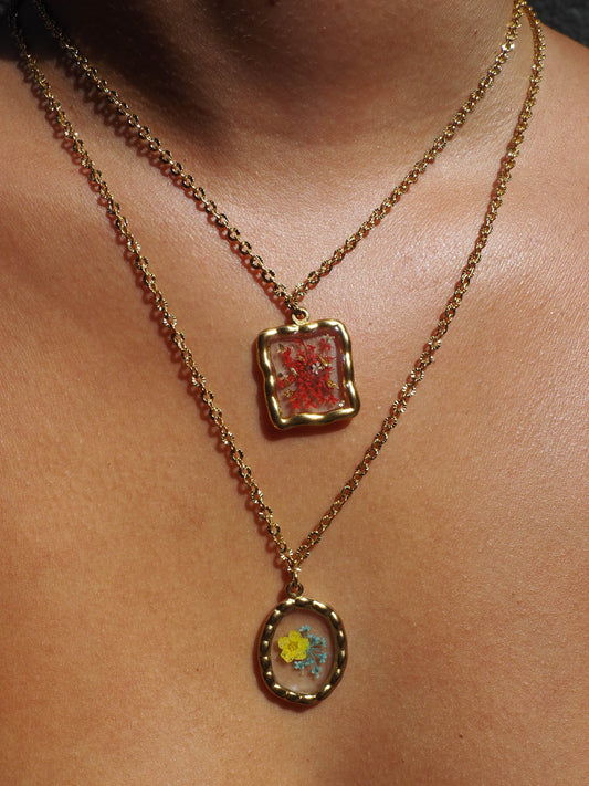 Collar Resina botanica