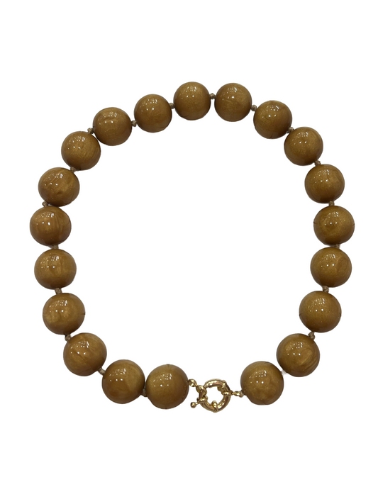 Short pearl necklaces - Dark colors