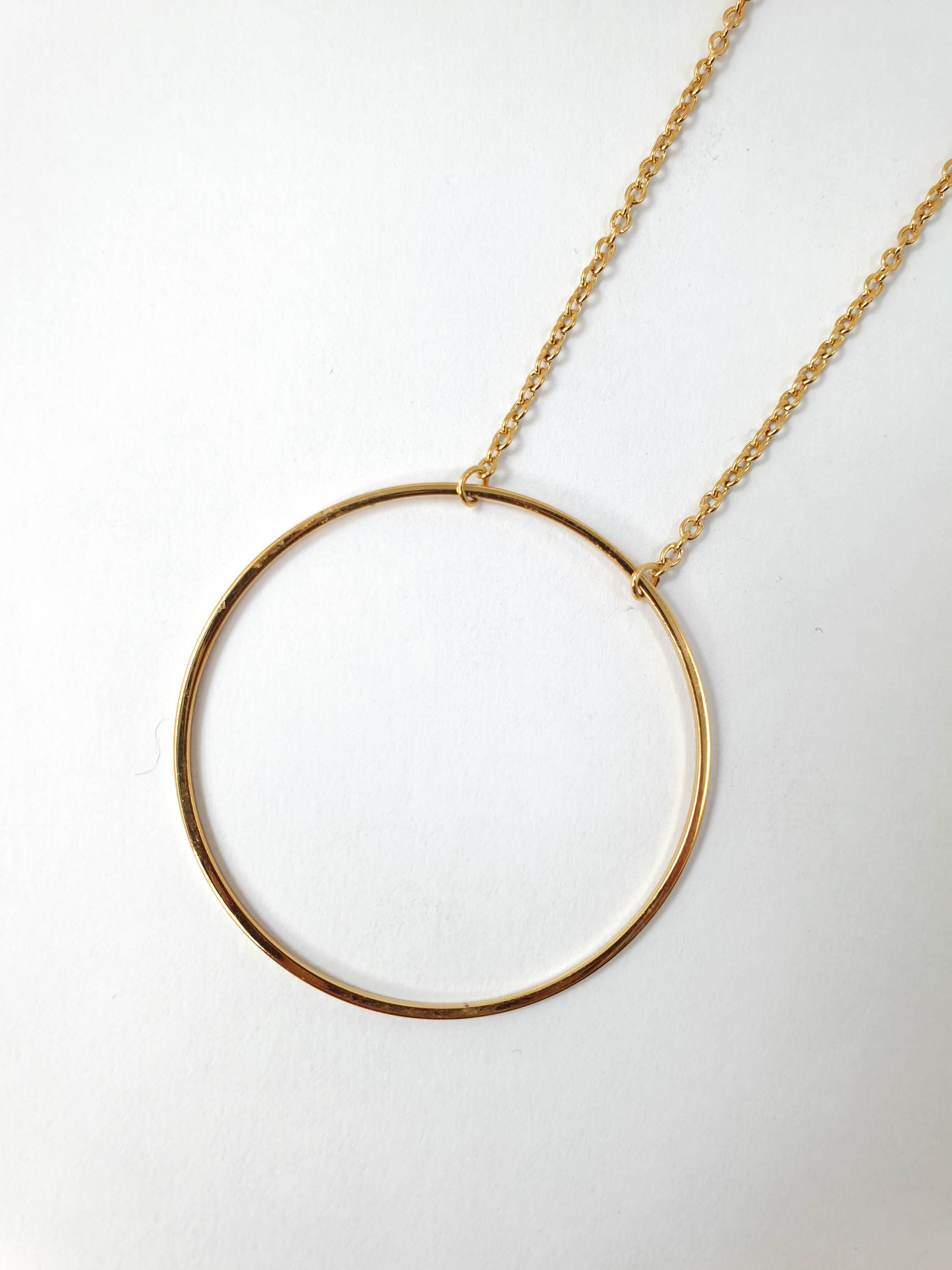 Gold Plated Round Necklace