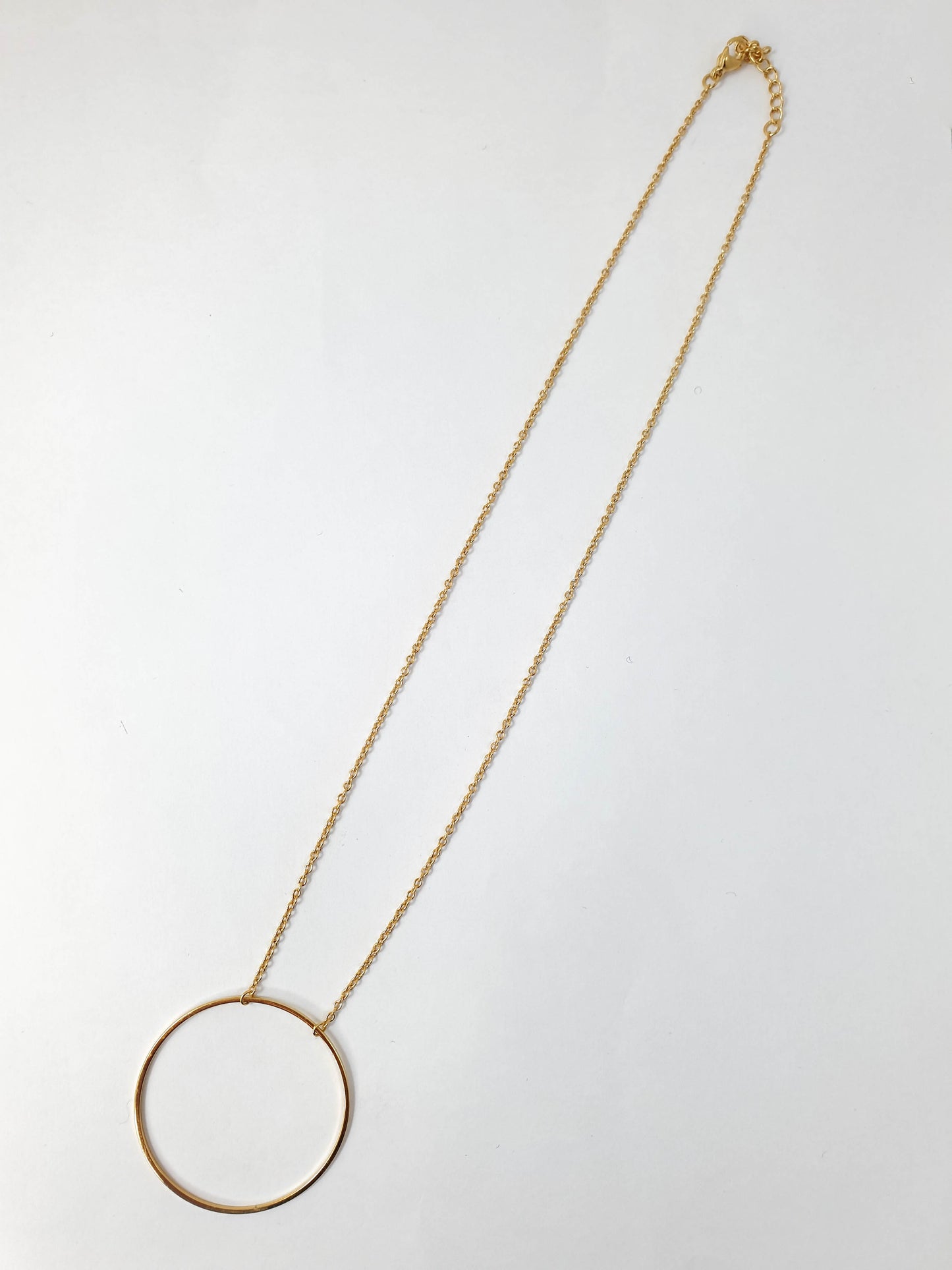 Gold Plated Round Necklace