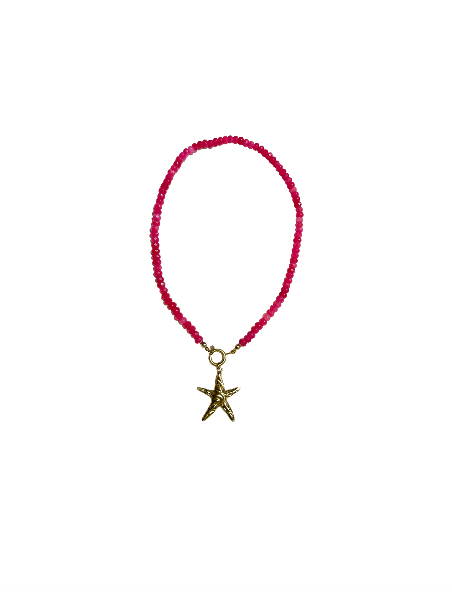 Collar "Estrella rosa"