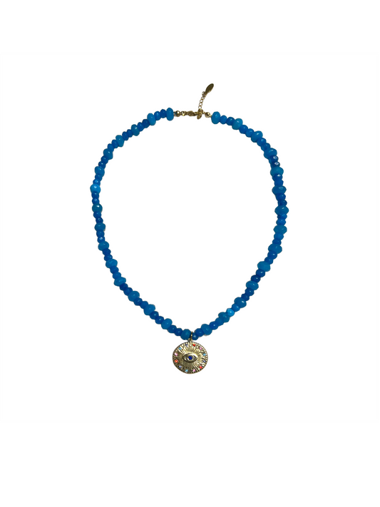 Collar "Ojo protector azul"